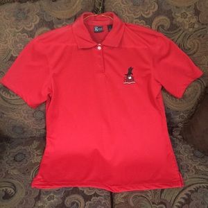 Gear for Sports Ladies Red Golf Polo Shirt sz M